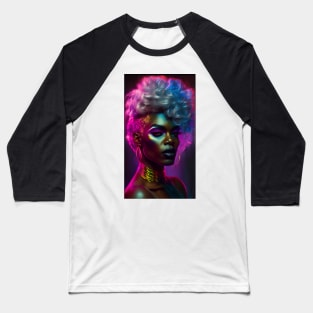 Psychedelic Drag Queen Baseball T-Shirt